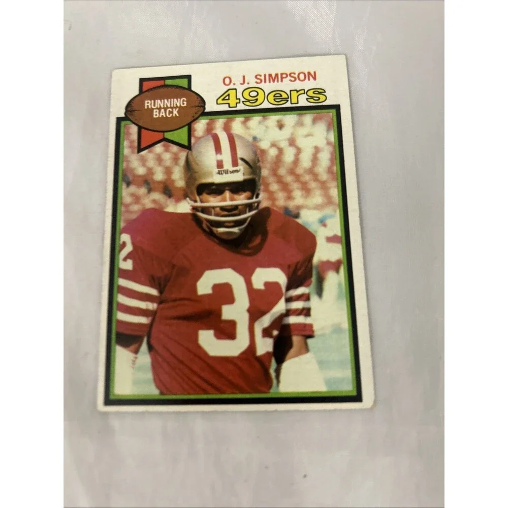 O. J. Simpson Football Card Lot (6 Cards) Vintage Buffalo Bills, San Francisco